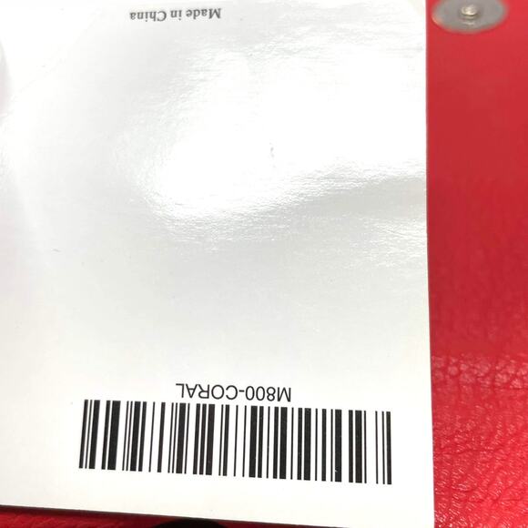 00s WB Vintage Red Chain Link Crossbody Purse - Picture 5 of 9